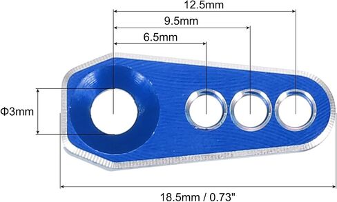 MECCANIXITY Aluminum Alloy 1/18 25T Steering Servo Arm Horn Red for DIY RC Car/Boat/Airplane Boat Accessories 2 Pcs in Saudi Arabia