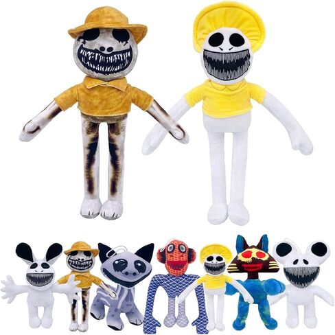 4 قطع من ألعاب أنيمز القطيفة، دمية أنمي لطيفة لعبة رعب من القطيفة الناعمة المحشوة على شكل حيوانات هدية للأطفال ومحبي الألعاب in Kuwait
