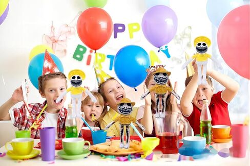 4 قطع من ألعاب أنيمز القطيفة، دمية أنمي لطيفة لعبة رعب من القطيفة الناعمة المحشوة على شكل حيوانات هدية للأطفال ومحبي الألعاب in Kuwait