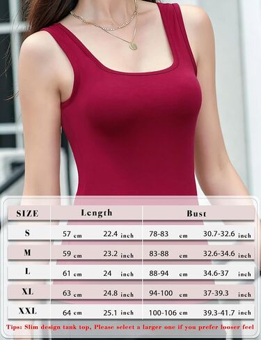 BQTQ 5 Pack Womens Square Neck Tank Tops Sleeveless Ladies Tank Top Undershirts in Saudi Arabia