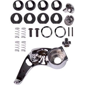 Locking Vent Window Handle Chrome kit Left Compatible with Chevy GMC Blazer Jimmy Suburban 1973-1994(for Blazer C10 C1500 C20 C2500 C30 C3500 Truck,Jimmy K10 K1500 K20 K2500 K30 Truck)