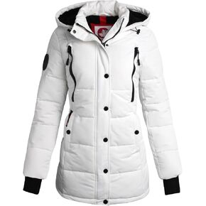 CANADA WEATHER GEAR Womens Winter Coat – Full Length Quilted Puffer Parka – Plus Size Heavyweight Maxi Jacket for Women, S-XL in Kuwait