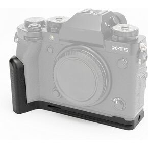 Metal Hand Grip L Bracket for Fujifilm X-S20 Camera,XS20 X-S20 Handgrip Holder with Built-in Quick Release Plate for AirTag & Arca Swiss Type Tripod Mount,w/Battery Memory Card Compartment Opening