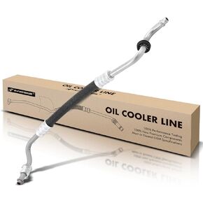 A-Premium Lower Automatic Transmission Oil Cooler Line Hose Assembly Compatible with Cadillac Seville 2004 DeVille Pontiac Bonneville 2004-2005