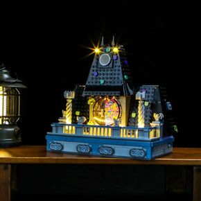 LED Light Kit Compatible with Lego Wednesday & Enid's Dorm Room 76781, Creative Lighting Set Accessories Compatible with Lego 76781 Enid's Dorm Room, No Models Only Light (RC Version)