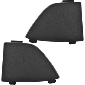 1 Pair Front Bumper Lower Grille Cover Compatible with Mazda 3 2016-2018, 2 PCS Front Bumper Tow Hook Covers Replace B63B-50-101 B63B-50-102, Black Trailer Hook Eye Cover Trailer Cover
