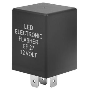 EP27 5 Pin LED Flasher Flash Relay Waterproof Automatic Electronic LED Flasher Relay EP27 Flash Relay Suitable for LED Turn Lights