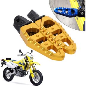 AnXin Motorcycle Passenger Foot Pegs Footrest Rear Footpegs for DRZ400 DRZ400S 00-23 DRZ400SM 05-23 GSXR600 97-00 GSXR750X 96-99 GSF600S 96-99 SV650/S 99-02 TL1000S 97-01 TL1000R 97-03 Gold
