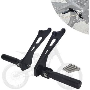 Rear Foot Pegs for Surron,Foldable Passenger Rest Pedal with Bracket CNC for Dirt Bike Surron Light Bee X/Surron Light Bee S/L1E/X260/X160