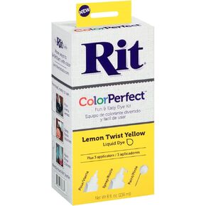 Rit Dye Color Perfect 8oz, Lemon Twist Yellow 8 Fl Oz