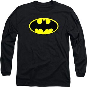 Popfunk Classic Batman Classic Logo Long Sleeve T Shirt & Stickers