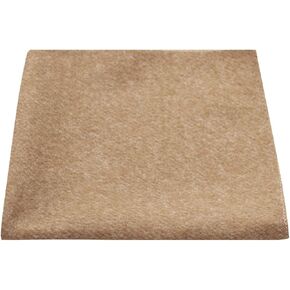 King & Priory Luxury Camel Brown Donegal Tweed Pocket Square, Handkerchief, Tweed