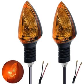 2PCS Motorcycle Turn Signals Front/Rear Indicators Compatible with KTM 990 690 Adventure Super Enduro Duke SMT SMC (Clear Shell)