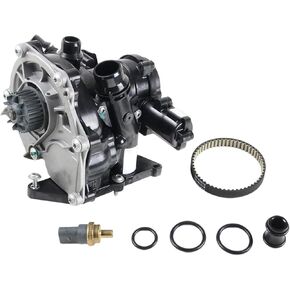 06L121012A Engine Water Pump Fits for 2015-2022 Q3 2.0L, Fits for 2015-2022 A6 Quattro 2.0L, Replace OE 06L121012A 06L121111H 06K121011