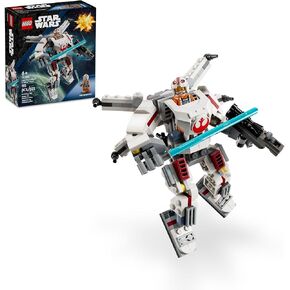 LEGO Star Wars Luke Skywalker X-Wing Mech, Buildable Star Wars Action Figure with Luke Skywalker Toy, Collectible Building Set for Kids, Creative Star Wars Gift for Boys and Girls Ages 6 and Up, 75390