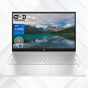 HP 2023 Latest Pavilion Business Laptop, 15.6" FHD Touchscreen, 13th Gen Intel Core i7-1355U, 32GB RAM, 1TB PCIe SSD, Webcam, FP Reader, Backlit KB, Wi-Fi 6, Windows 11 Pro, Silver