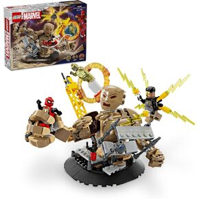 LEGO Marvel Spider-Man vs. Sandman: Final Battle Building Toy Set with Spider-Man Figure, Collectible Marvel Toy Inspired by Spider-Man No Way Home, Gift for Super Hero Loving Boys and Girls, 76280