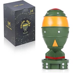 Fallout Mini Nuke Statue, Fallout Merchandise for Cosplay, Nuclear Bomb Statue, Fallout Props Decor, Gift for Friends and Gamer (Green)