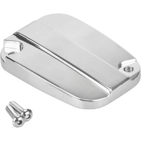 1 Pcs Chrome Front Brake Fluid Reservoir Cap Master Cylinder Cover for Harley Touring Electra Glide Road King 2007-2012 (Right) in Kuwait