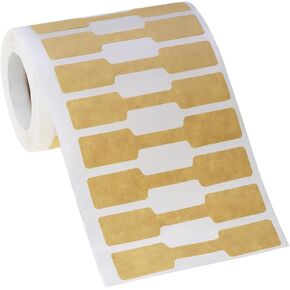 Mini Skater 500PCS Jewelry Price Tags Stickers Self Adhesive Blank Jewelry Price Label Display Tags for Rings Bracelet Necklaces Earrings Clothing (Holographic Laser)