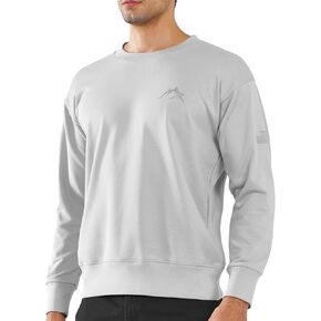 NORTHYARD Men's Crewneck Sweatshirt Long Sleeve Cotton Pullover Moisture Wicking Comfortable Casual Sweatshirts for Men