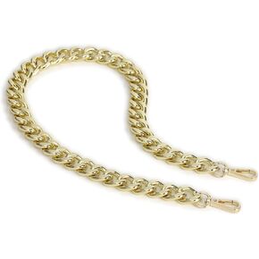 Xiazw 26 Inch Chic Metal Purse Chain Strap Handle Shoulder Straps Replacement Charms for Bag Handbags (Old Gold)
