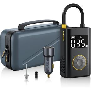 Fanttik X9 Pro Portable Tire Inflator for Compact Car, 1Min Fast Inflate Air Pump with Digital Tire Pressure Gauge, 150PSI Air Compressor for Car, Electric Bikes, Motorcycle, Ball, Deluxe Package