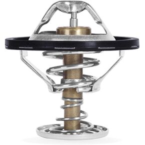 Mishimoto MMTS-F2D-96H High-Temp Thermostat Compatible With Ford 7.3 Powerstroke 1996-2003 Silver