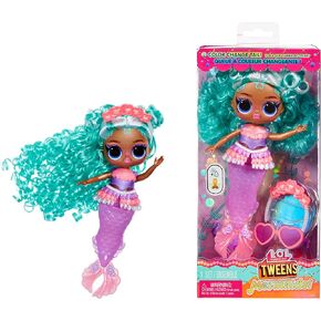 LOL Surprise Tweens Mermaid Serena Finn Fashion Doll with Color Changing Tail, Movable Fin, and Beautiful Accessories – Toy Gift for Kids Ages 4+