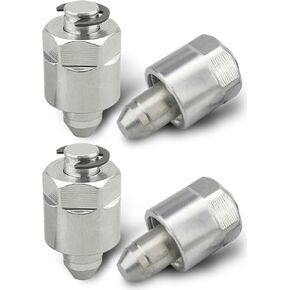 4PC 18mm Fuel Injector Block-Off Tool Fit for Chevrolet GMC 6.6L 2006-2011, Fit for Dodge 2007-2017 6.7L Common Rail Fuel Injector Cap Block Off Tool