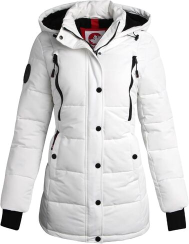 CANADA WEATHER GEAR Womens Winter Coat – Full Length Quilted Puffer Parka – Plus Size Heavyweight Maxi Jacket for Women, S-XL in Kuwait