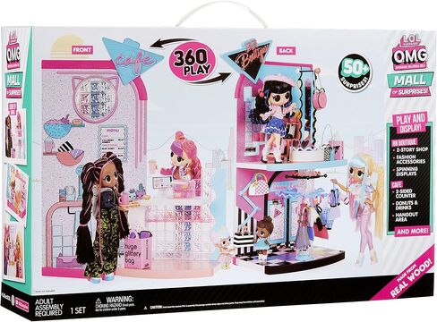 L.O.L. Surprise! Mall of Surprises with 50+ Surprises Including 2 Floors, Spinning Features, Cafe and Accessories, Holiday Toy, Great Gift for Kids Girls Boys Ages 4 5 6+ Years Old in Saudi Arabia