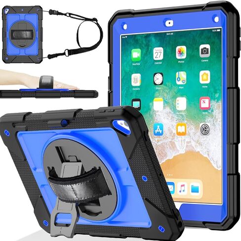 BMOUO Case for iPad 6th/5th Generation Case (9.7 inch, 2018/2017), Black in Kuwait