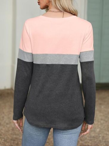 قمصان نسائية من ORANDESIGNE بأكمام طويلة ورقبة مربعة كاجوال للخريف وقمصان للسيدات in Kuwait