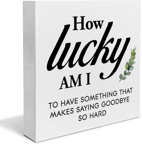 علامة اقتباسات الصداقة تشير إلى شيء يجعل قول وداعًا صعبًا جدًا للمكتب ديكور خشبي لافتة ديكور مكتب المنزل لرف طاولة المكتب 5 × 5 بوصات in Kuwait