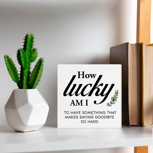 علامة اقتباسات الصداقة تشير إلى شيء يجعل قول وداعًا صعبًا جدًا للمكتب ديكور خشبي لافتة ديكور مكتب المنزل لرف طاولة المكتب 5 × 5 بوصات in Kuwait