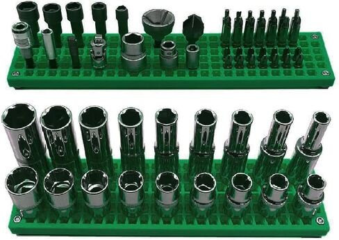 Organizer Genie ® - لوحة Pegboard رفيعة باللون الأخضر لتنظيم المقابس، ومفاتيح الربط، والكماشة، والمفكات، واللقم، وجميع الأدوات الأخرى in Saudi Arabia