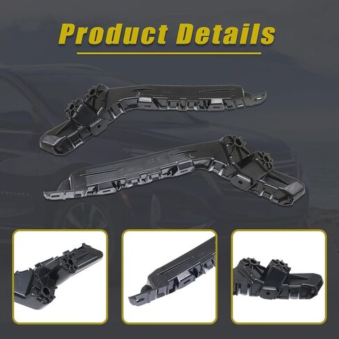 XQSMWF 1 Pair Front Bumper Cover Support Bracket Retainer Set Compatible with Chevrolet Equinox 2010-2017 Replacement for 84059892 GM1032116 84059893 GM1033116 Left Driver & Right Passenger Side in Saudi Arabia