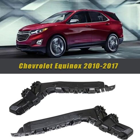 XQSMWF 1 Pair Front Bumper Cover Support Bracket Retainer Set Compatible with Chevrolet Equinox 2010-2017 Replacement for 84059892 GM1032116 84059893 GM1033116 Left Driver & Right Passenger Side in Saudi Arabia