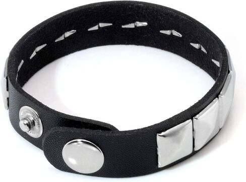 Eigso 3 Pcs Leather Punk Bracelets for Men Women of Rock Rivet Wrap Retro Spike Bracelet Adjustable in Saudi Arabia