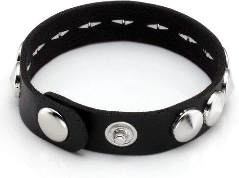 Eigso 3 Pcs Leather Punk Bracelets for Men Women of Rock Rivet Wrap Retro Spike Bracelet Adjustable in Saudi Arabia