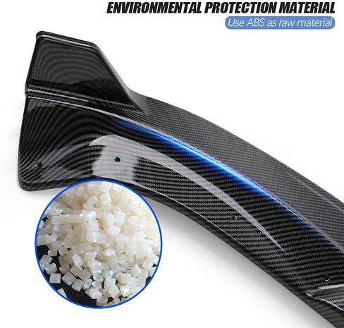 PACEWALKER for Tesla Model 3 Front Bumper Lip Kit Car Glossy Mods Spoilers fit for 2017-2023 Tesla Model 3 Accessories (Glossy Carbon Fiber Pattern) in Saudi Arabia