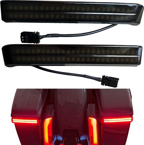أضواء السرج لـ 2023 CVO و2024 Harley Davidson Touring (أحمر) in Kuwait