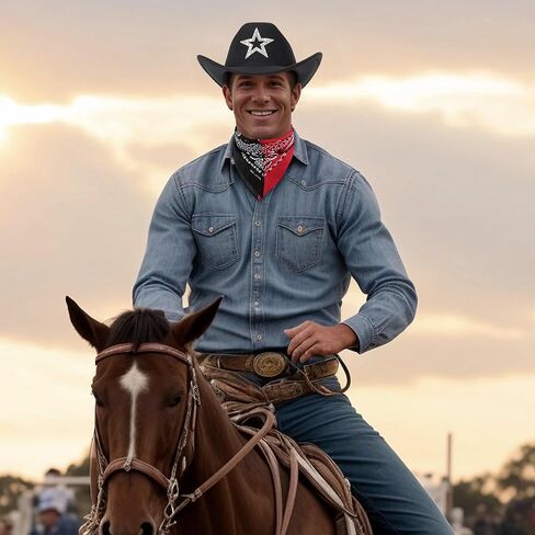 قبعة راعية البقر الغربية الكلاسيكية للنساء، قبعة فيدورا عصرية من حجر الراين، قبعات واسعة الحافة لحفلات الديسكو تناسب M-L in Kuwait