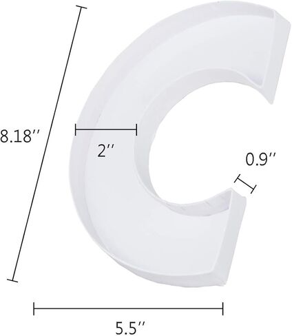 صندوق حاوية حلوى الشوكولاتة من WENPACK مقاس 8 بوصات من الورق المقوى (أبيض، C) in Kuwait