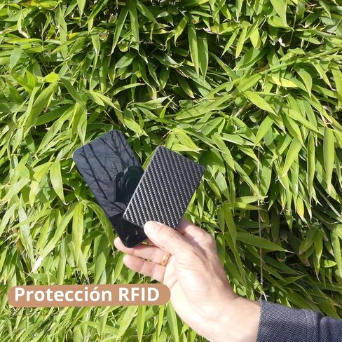 RFID Antitheft Cardholder: Elegant, One-Handed Access with Convenient Side Button, Non-Slip Design., BLACK2313 in Saudi Arabia