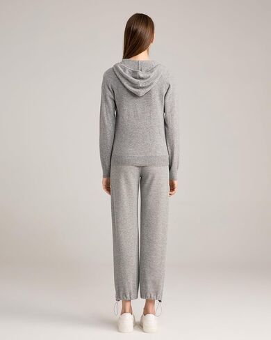State Cashmere Women's 2-Way Zips Zip Up Hoodie Front Pocket 100% Pure Cashmere Long Sleeve Sweater Full Zipper in Saudi Arabia