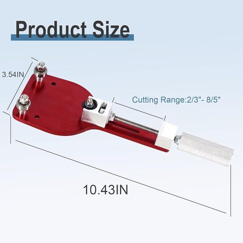 أداة قطع فلتر الزيت، نطاق قطع فلتر الزيت السريع 2/3 بوصة - 8/5 بوصة استبدال 77750 أحمر in Kuwait