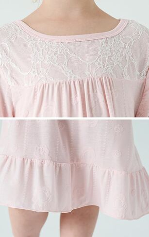 Girls' Princess Dress,Soft Summer Short Sleeve Casual Dresses 3-12Years in Kuwait
