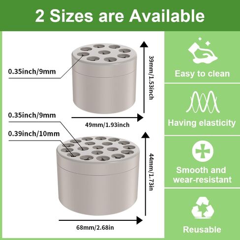 2Pcs Spiral Ikebana Stem Holder Spiral Flower Stem Holder Flower Arrangement Holder DIY Spiral Flower Bouquet Twist Holder Floral Grid Flower Frogs for Vases, Silicone Reusable (M+L,Pink) in Saudi Arabia